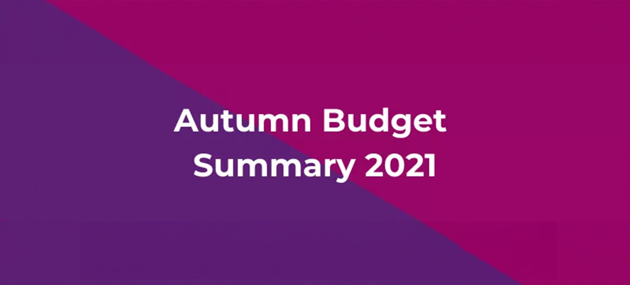 Autumn Budget Summary 2021 header